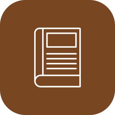 gazete simgesi soyut arkaplan grubunda izole edildi