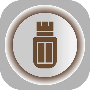 pil simgesi, vektör illüstrasyonu