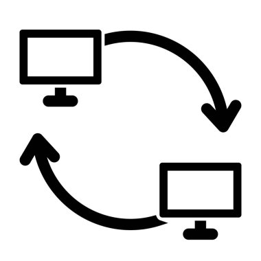 Ağ simgesi tasarım vektörü
