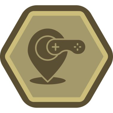 Vektör illüstrasyonu, simge ögesi arkaplanı