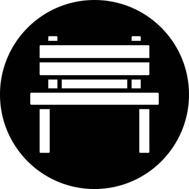 Mobilya simgesinin vektör illüstrasyonu