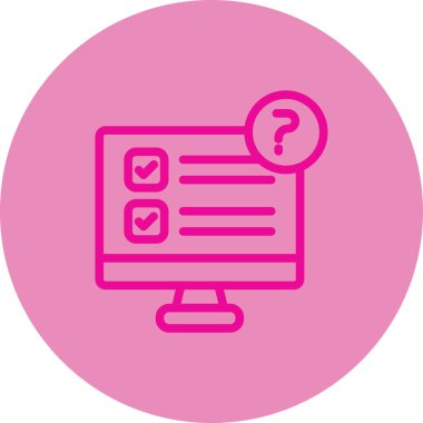 Kontrol listesi simgesi vektör illüstrasyonu