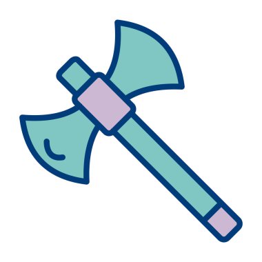 Balta vektör simgesi. Tasarım için basit satır sembolü