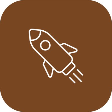 Roketin vektör çizimi