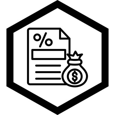 Para için. Web simgesi basit illüstrasyon