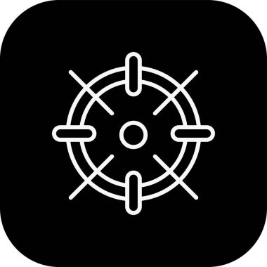 Modern b 'nin vektör çizimi gemi simgesinden yoksun