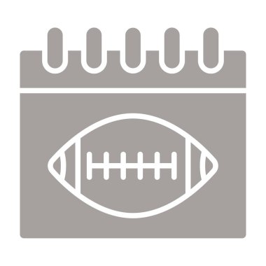 futbol ikonu vektör illüstrasyonu