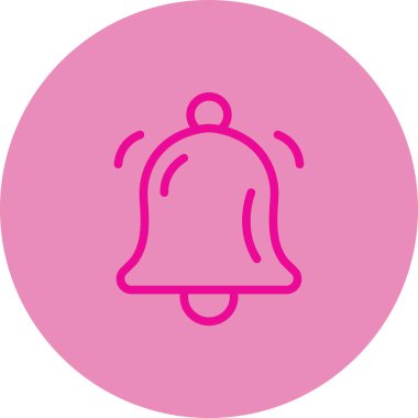 Zil. Web simgesi basit illüstrasyon