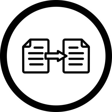 veritabanı web simgesi, basit vektör illüstrasyonu