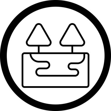 Gıda simgesinin vektör illüstrasyonu