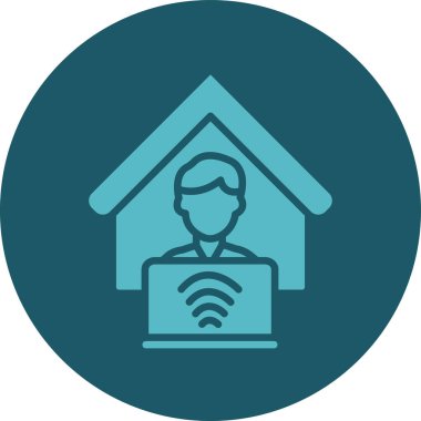 Ev simgesi vektör illüstrasyonu