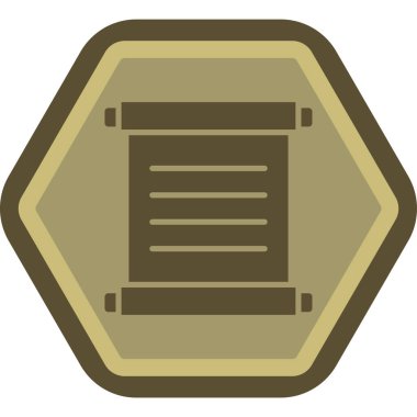 Bir kitap simgesinin vektör illüstrasyonu