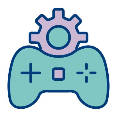 oyun simgesi vektör çizimi