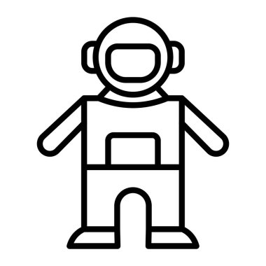 Bebek ikon ana hatlı bir adam. çocuk