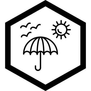 Modern bir simgenin vektör illüstrasyonu