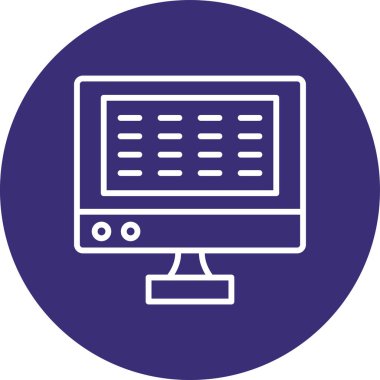 izleyici ikon vektör illüstrasyonu