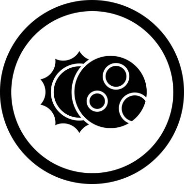 Modern yiyecek simgesinin vektör çizimi