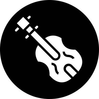 Keman Simgesi, Vektör İllüstrasyonu