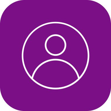 Man avatar simgesi, vektör illüstrasyonu