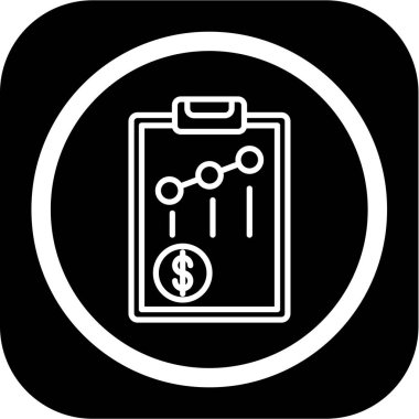 Financial Profit icon, vector illustration