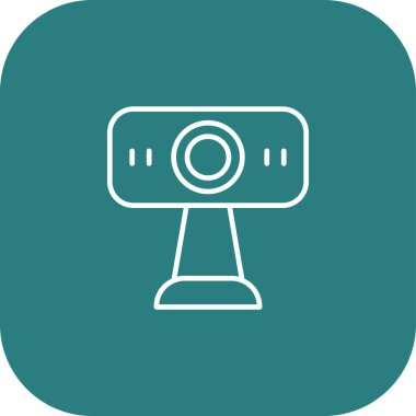 kamera simgesi vektör illüstrasyonu