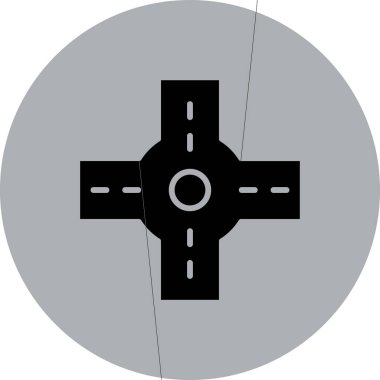 çapraz vektör illüstrasyon simgesi