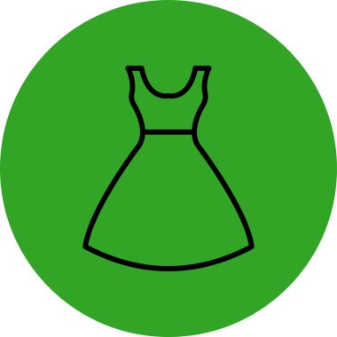 vektör elbise illüstrasyonu