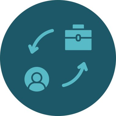 Modern simgenin vektör illüstrasyonu