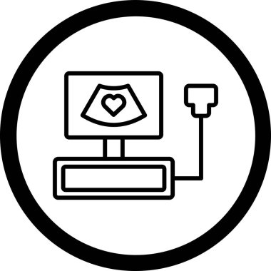 Bir dizüstü bilgisayarın ve farenin vektör simgesi