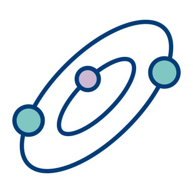 Uydu simgesinin vektör çizimi