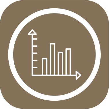 grafik simgesinin vektör illüstrasyonu