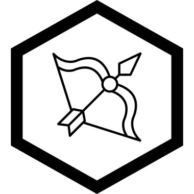 Bir arı simgesinin vektör illüstrasyonu