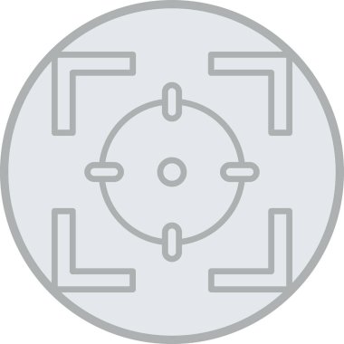 Futbol oyun simgesi vektör ayarı, satır illüstrasyonu