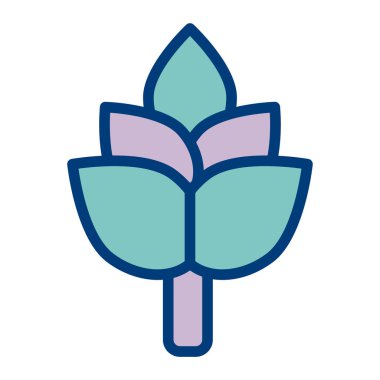 Çiçek. Web simgesi basit tasarım