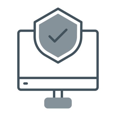 Web güvenlik vektör simgesi