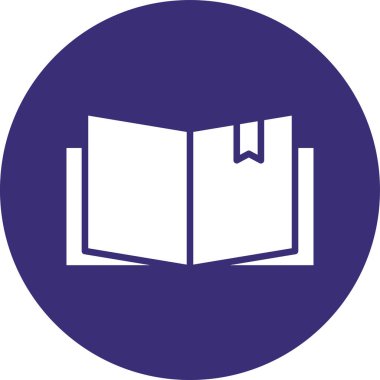 kitap simgesi vektör illüstrasyonu