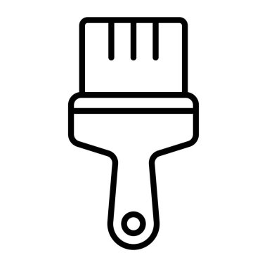 elektrik fırçası ikon vektör illüstrasyonu