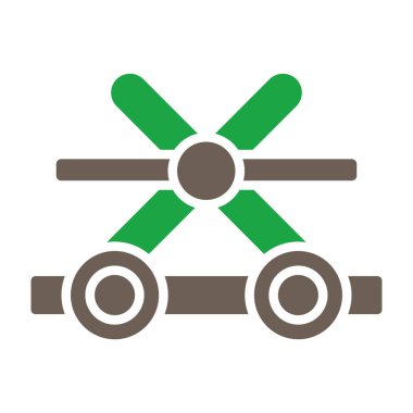 araba motoru simgesi vektör illüstrasyonu