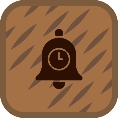 Zil. Web simgesi vektör illüstrasyonu