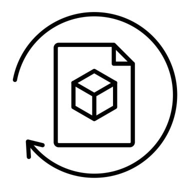 dosya dizini vektör illüstrasyonu