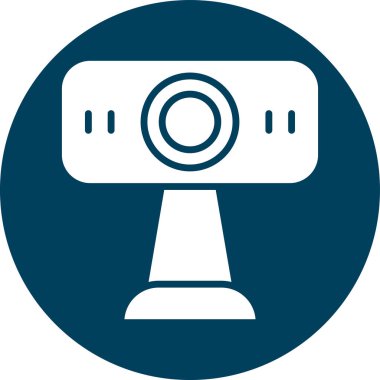 cctv simgesinin vektör illüstrasyonu