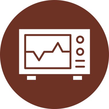 vektör lcd simgesi illüstrasyonu