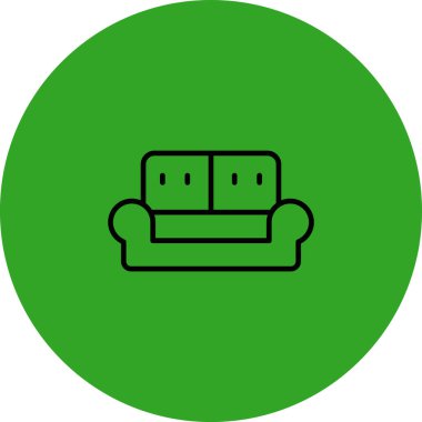 Vektör Koltuğu Simgesi illüstrasyonu