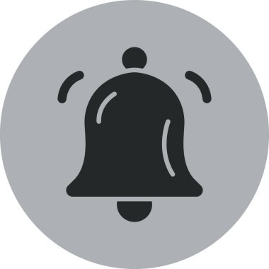 Çan simgesi vektör illüstrasyonu