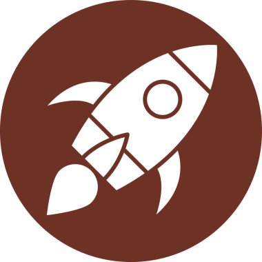 Fırlat. Web simgesi basit illüstrasyon