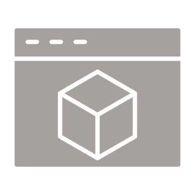 kutu teslim paketi simgesi ana hat biçiminde