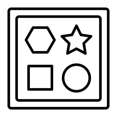 yıldız simgesi vektör illüstrasyonu