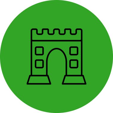 Modern simge sembolünün vektör illüstrasyonu