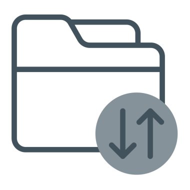 Beyaz arka plan üzerinde Download işareti izole simge vektör indir,