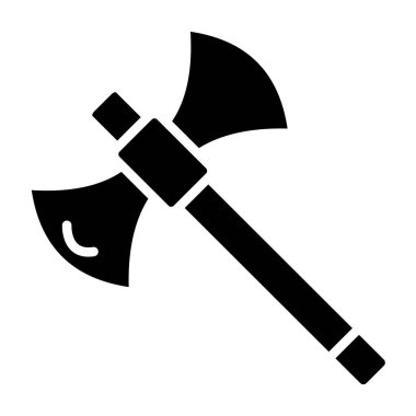 balta vektör glifleri düz simge